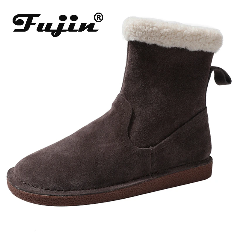 Fujin/Новинка; Женская зимняя обувь из коровьей замши на платформе 2 см; Теплая мягкая обувь на меху и танкетке; Ботильоны на плоской подошве с молнией; Зимние ботинки
Fujin/Новинка; Женская зимняя обувь из коровьей замши на платформе 2 см; Теплая мягкая обувь на меху и танкетке; Ботильоны на плоской подошве с молнией; Зимние ботинки