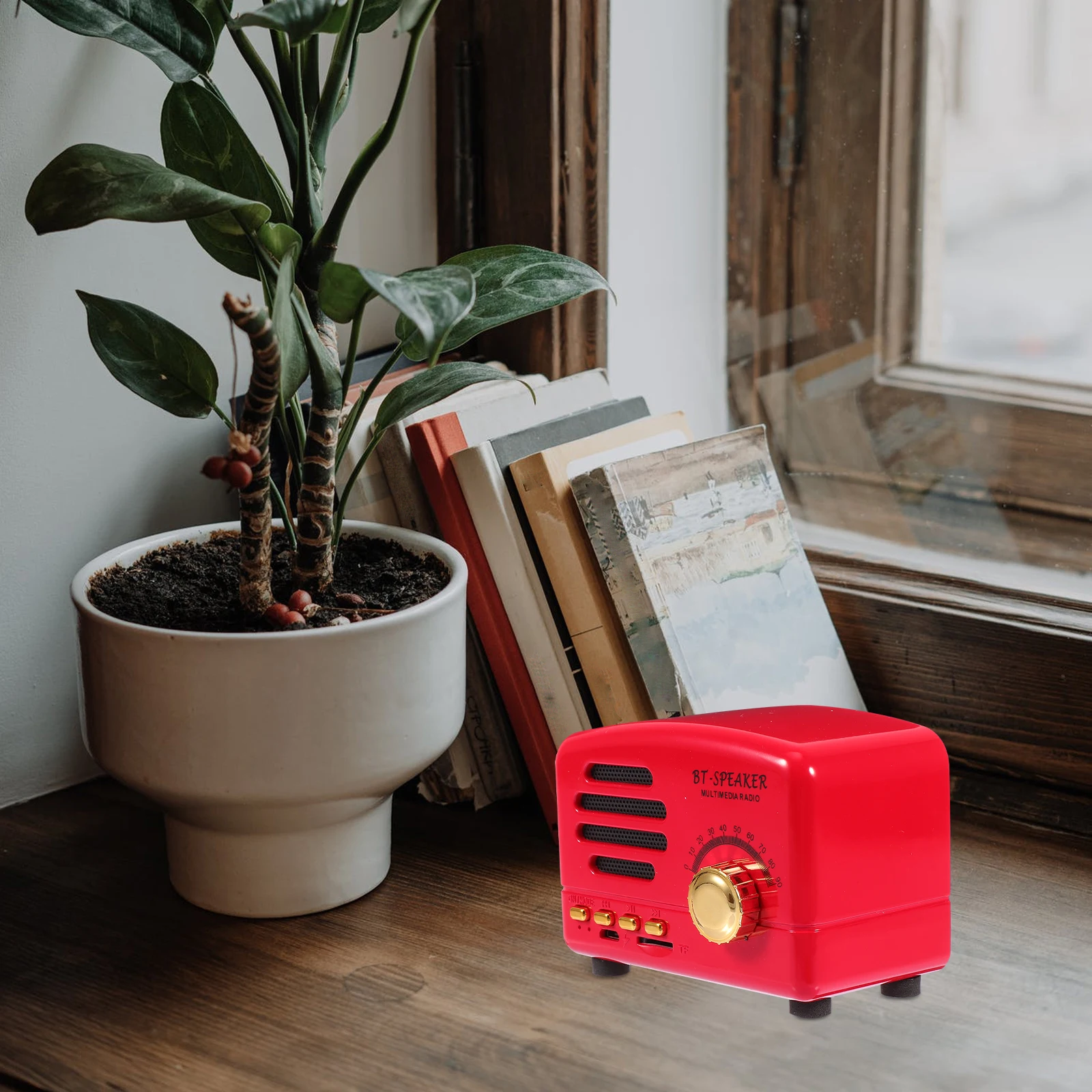 1pc Speaker Mini Wireless Portable Music Player Travel Home Office Super Lightweight Retro Radio Smooth Texture
1pc Speaker Mini Wireless Portable Music Player Travel Home Office Super Lightweight Retro Radio Smooth Texture