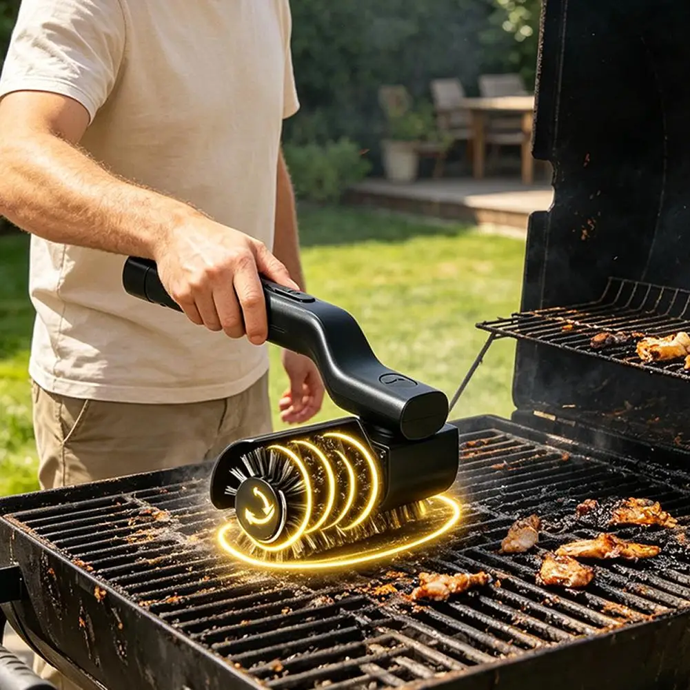 2026 New Electric Grill Brush Cordless Rechargeable BBQ Cleaner Brush Heavy Oil Stains Cleaning Tool for Outdoor Grates
2026 New Electric Grill Brush Cordless Rechargeable BBQ Cleaner Brush Heavy Oil Stains Cleaning Tool for Outdoor Grates