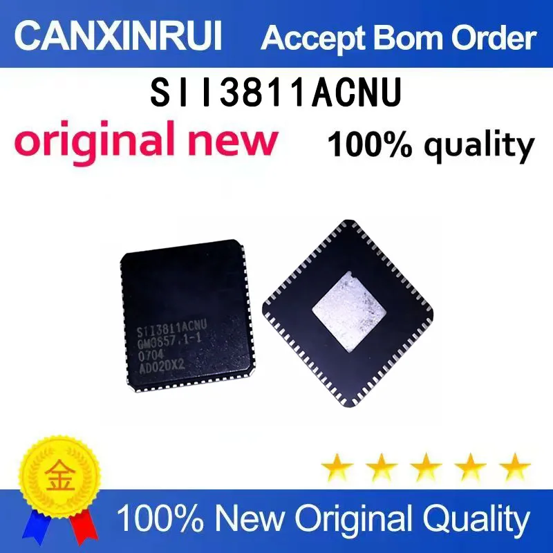 (5 pieces)SII3811ACNU SI13811ACNU QFN-64 Integrated Circuit IC, brand new in stock
(5 pieces)SII3811ACNU SI13811ACNU QFN-64 Integrated Circuit IC, brand new in stock