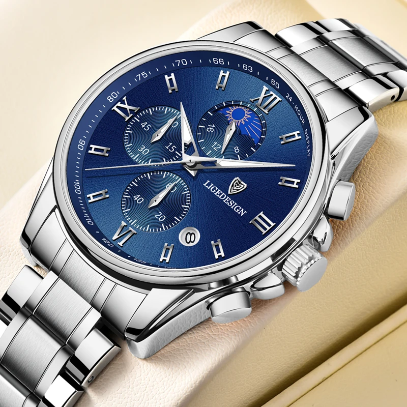 LIGE Watch for Men Luxury Watches Mens Military Sports Chronograph Luminous Waterproof Quartz Wristwatch Relogio Masculino+Box
LIGE Watch for Men Luxury Watches Mens Military Sports Chronograph Luminous Waterproof Quartz Wristwatch Relogio Masculino+Box