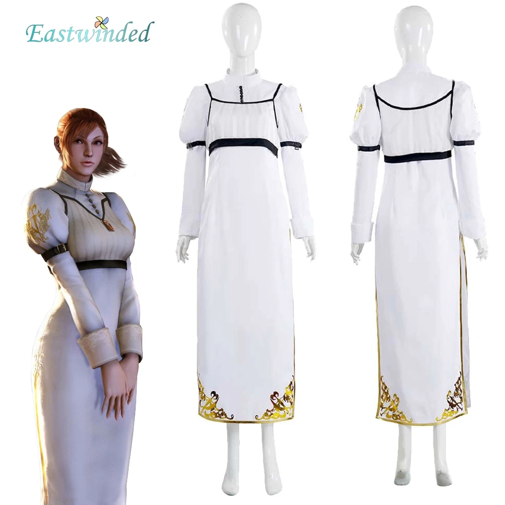 Fantasia Game DMC Kyrie Cosplay White Dresses Costume Women Disguise Long Skirt Outfits Halloween Carnival Party Roleplay Suit
Fantasia Game DMC Kyrie Cosplay White Dresses Costume Women Disguise Long Skirt Outfits Halloween Carnival Party Roleplay Suit