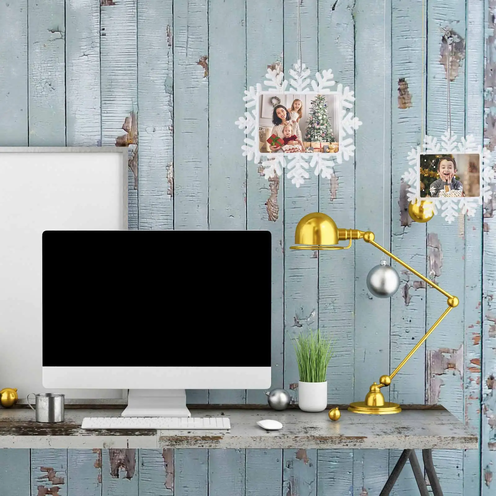 2Pcs Christmas Snowflake Photo Frame Pendant Fine Workmanship Hanging Ornament Snowflake Picture Frame Xmas Tree Decorative Gift
2Pcs Christmas Snowflake Photo Frame Pendant Fine Workmanship Hanging Ornament Snowflake Picture Frame Xmas Tree Decorative Gift