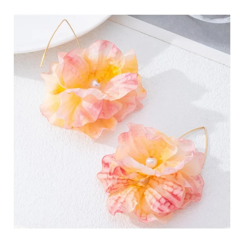 Hot Sale Niche High-end Fashion Multi-layer Gradual Change Color Flower Earrings Suitable for Women's Daily Party Wear
Hot Sale Niche High-end Fashion Multi-layer Gradual Change Color Flower Earrings Suitable for Women's Daily Party Wear