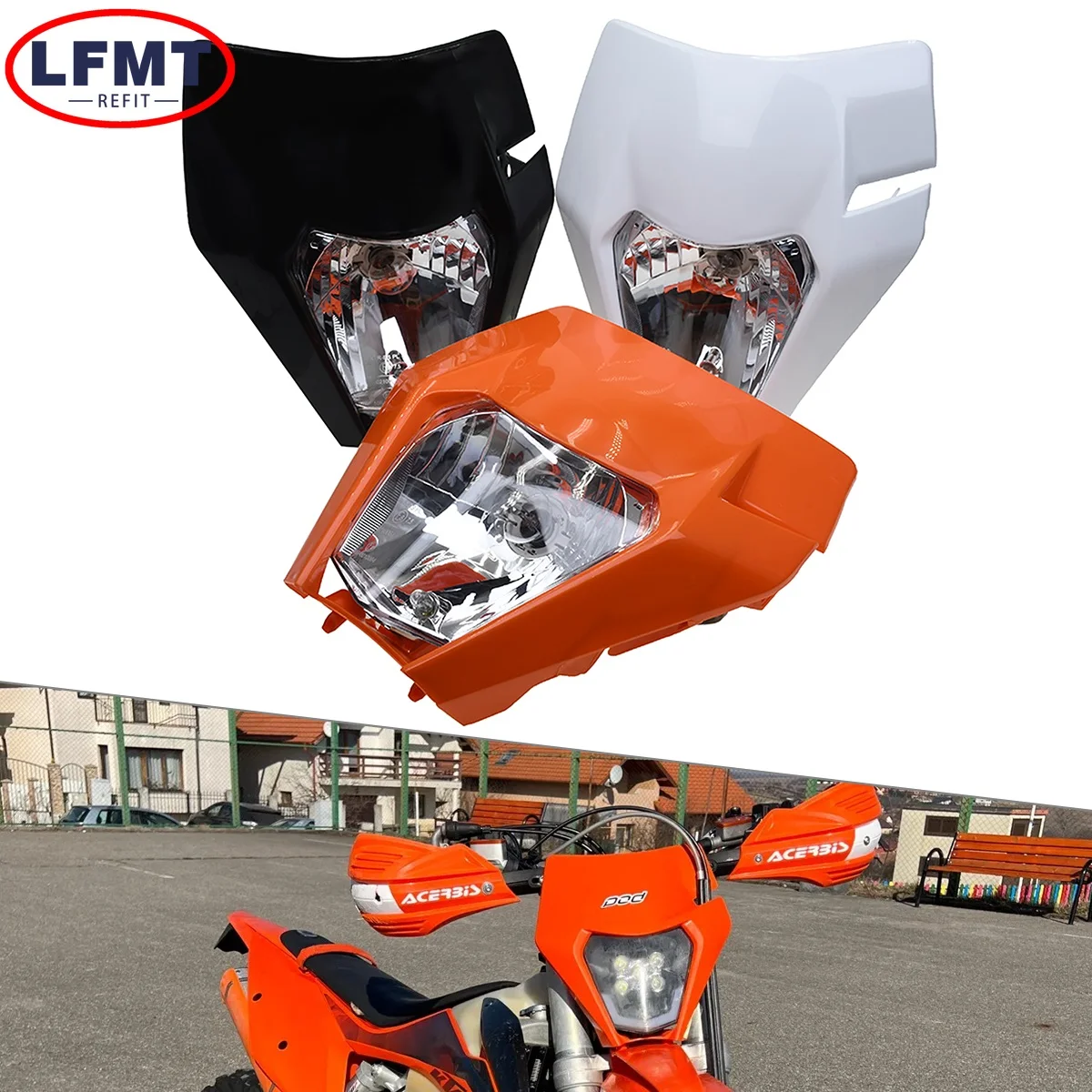 Motorcycle Headlight Enduro For KTM EXC EXC-F SX-F SX XC XC-W XC-F XCF-W 125-530 Universal Dirt Bike Motocross Headlights Plate
Motorcycle Headlight Enduro For KTM EXC EXC-F SX-F SX XC XC-W XC-F XCF-W 125-530 Universal Dirt Bike Motocross Headlights Plate