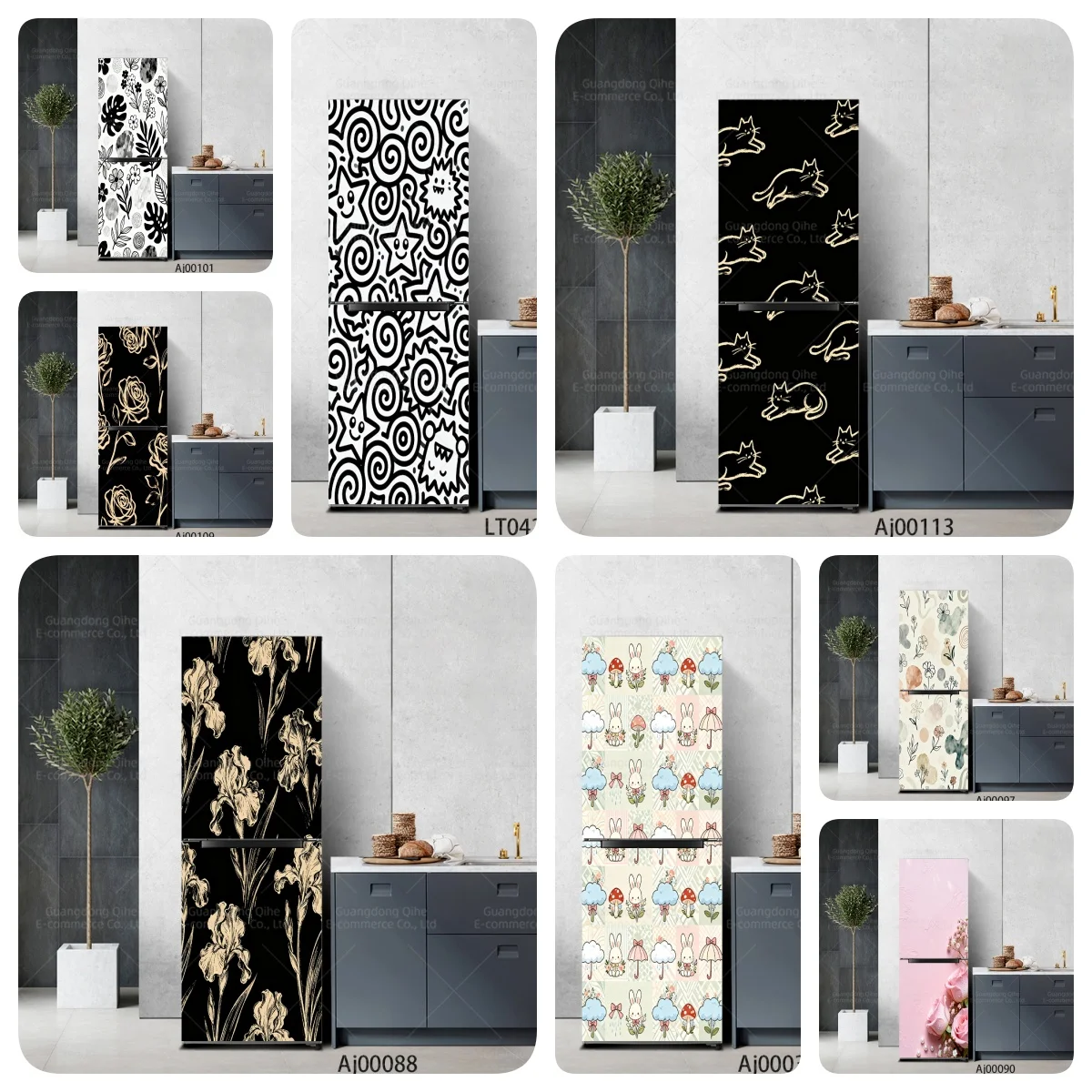 Modern illustration style Full fridge covered Wallpaper Self-adhesive sticker for wall decals Home decoration Art Mural Decals
Modern illustration style Full fridge covered Wallpaper Self-adhesive sticker for wall decals Home decoration Art Mural Decals