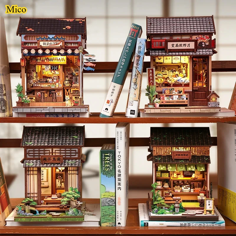 DIY Book Nook Kit with Laser-Cut Wooden Pieces 3D Assembled Art Model Collectible Desktop Decoration
DIY Book Nook Kit with Laser-Cut Wooden Pieces 3D Assembled Art Model Collectible Desktop Decoration