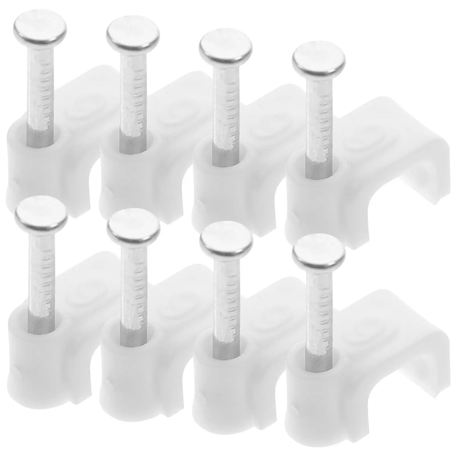 500 Pcs Cable Clamp Wire Buckle PP Clip Staples Steel Nail Electrical Outdoor Coax Extension Cord Holder Wall Fastener
500 Pcs Cable Clamp Wire Buckle PP Clip Staples Steel Nail Electrical Outdoor Coax Extension Cord Holder Wall Fastener