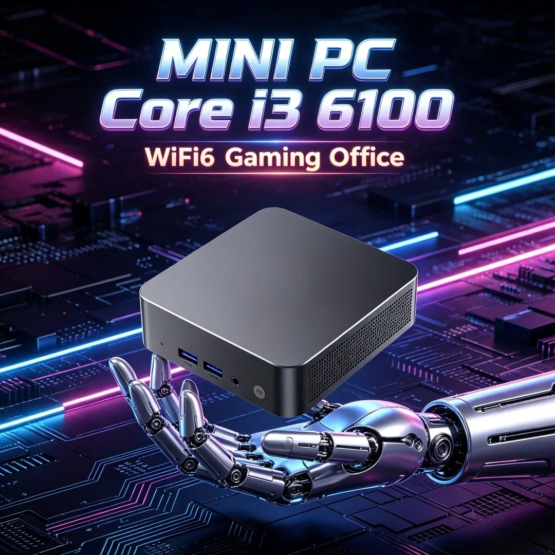 Portable Design Core I3 6100 2026 New Portable Mini PC Computer Win11 32GB DDR4 1TB 2TB SSD Gaming Computer WiFi 6 office
Portable Design Core I3 6100 2026 New Portable Mini PC Computer Win11 32GB DDR4 1TB 2TB SSD Gaming Computer WiFi 6 office