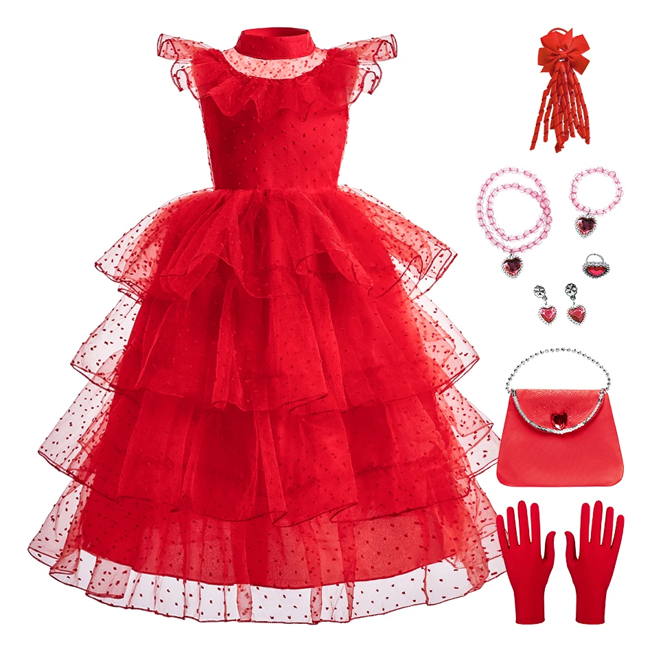 Kids Christmas Gift Baby Girl Princess Dresses Sets Child Navidad Party Red Wedding Dress Teens Halloween Cosplay Girls Clothes
Kids Christmas Gift Baby Girl Princess Dresses Sets Child Navidad Party Red Wedding Dress Teens Halloween Cosplay Girls Clothes