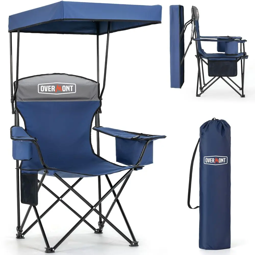 Beach Chair with Canopy Shade and Cooler Support 330lbs Oversized Folding Camping Chair with Umbrella Cup Holder Cool Bag Loung
Beach Chair with Canopy Shade and Cooler Support 330lbs Oversized Folding Camping Chair with Umbrella Cup Holder Cool Bag Loung