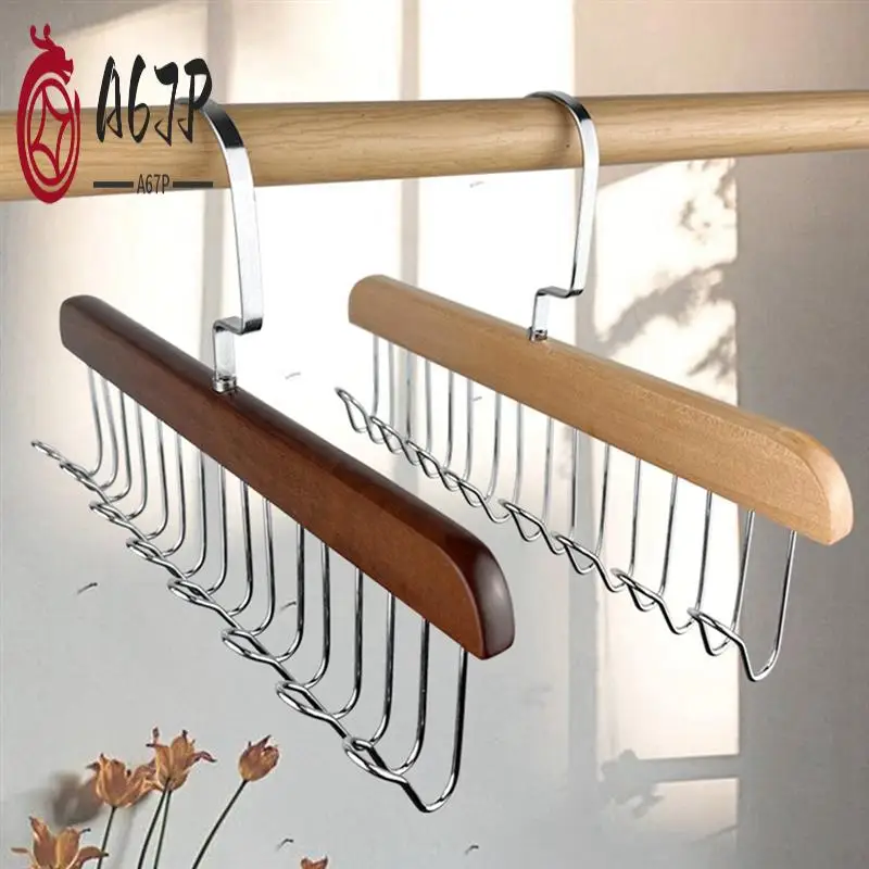 A67P-Multi-Hook Wooden Scarf Hanger Space Saving Hanger Home Wardrobe Hanger Organizer Underwear Storage Rack
A67P-Multi-Hook Wooden Scarf Hanger Space Saving Hanger Home Wardrobe Hanger Organizer Underwear Storage Rack