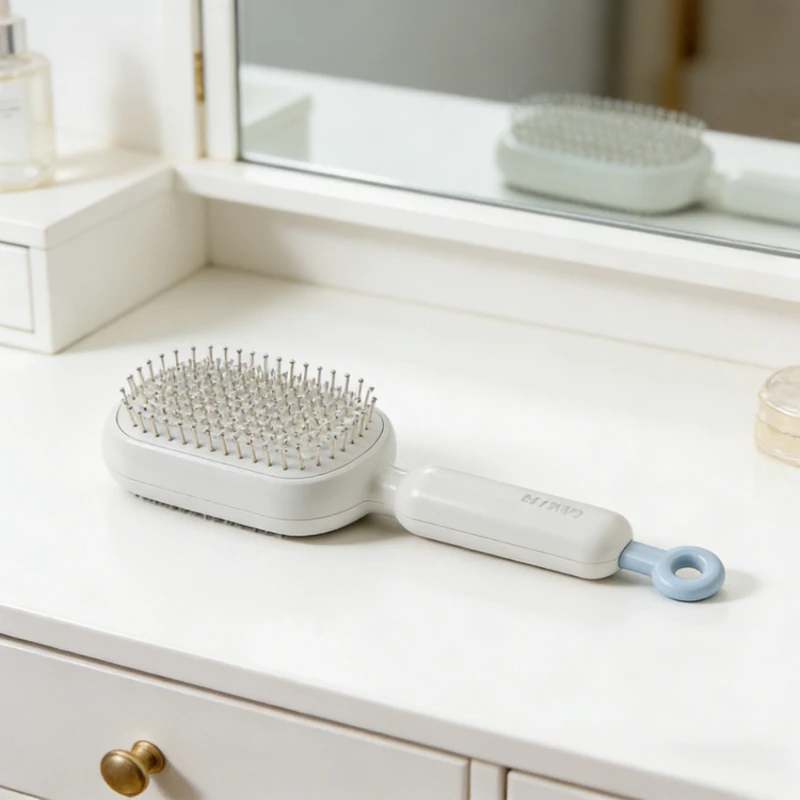 Новая женская расческа с воздушной подушкой, выдвижная, для придания объема, массажная, для кожи головы, с функцией очистки одним нажатием, для укладки, простая в использовании для домашнего применения
Новая женская расческа с воздушной подушкой, выдвижная, для придания объема, массажная, для кожи головы, с функцией очистки одним нажатием, для укладки, простая в использовании для домашнего применения