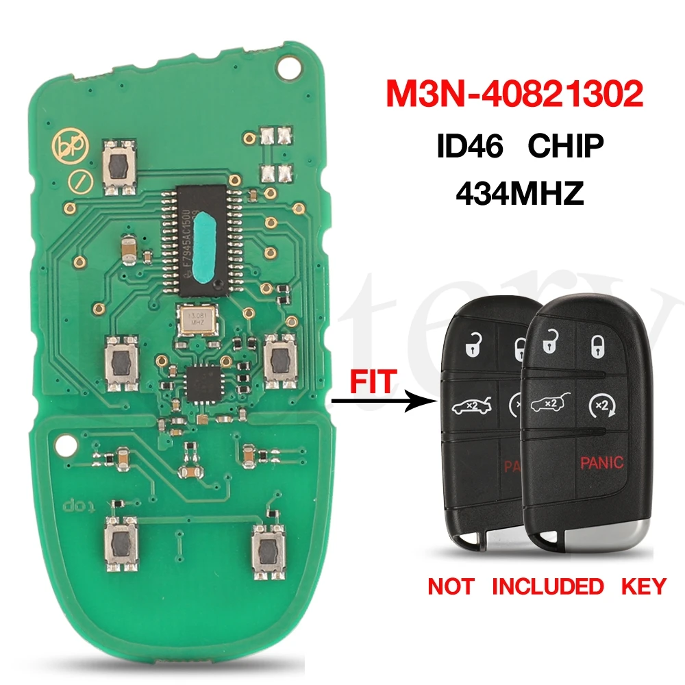 jingyuqin 433MHz ID46 Chip 5 Buttons Remote Key Circuit board For DODGE Chrysler JEEP Grand Cherokee M3N-40821302 M3N40821302
jingyuqin 433MHz ID46 Chip 5 Buttons Remote Key Circuit board For DODGE Chrysler JEEP Grand Cherokee M3N-40821302 M3N40821302