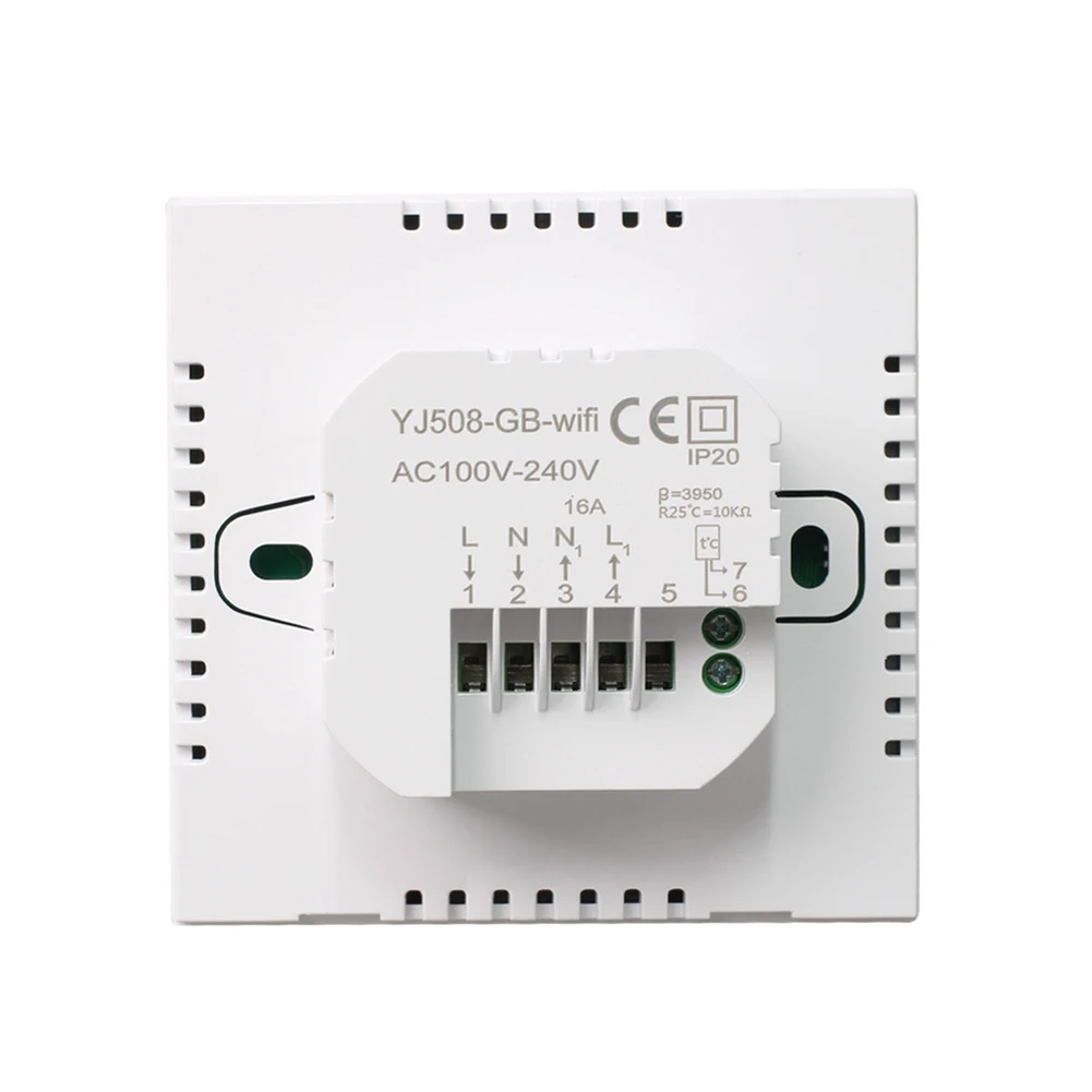 Touch Screen Wifi Heating Thermostat with Voice Control Functionality for Alexa and For Tuya Alice Integration
Touch Screen Wifi Heating Thermostat with Voice Control Functionality for Alexa and For Tuya Alice Integration