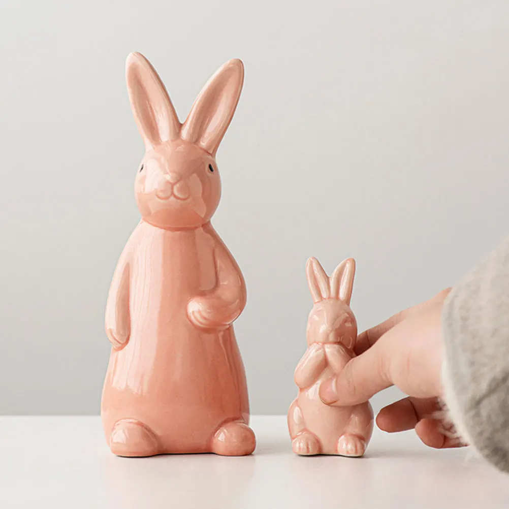 2Pcs Ceramic Rabbit Decoration Small Bunny Statue Desktop Ornament for Living Room Ceramic Rabbit Sculpture Animals Statue 
2Pcs Ceramic Rabbit Decoration Small Bunny Statue Desktop Ornament for Living Room Ceramic Rabbit Sculpture Animals Statue