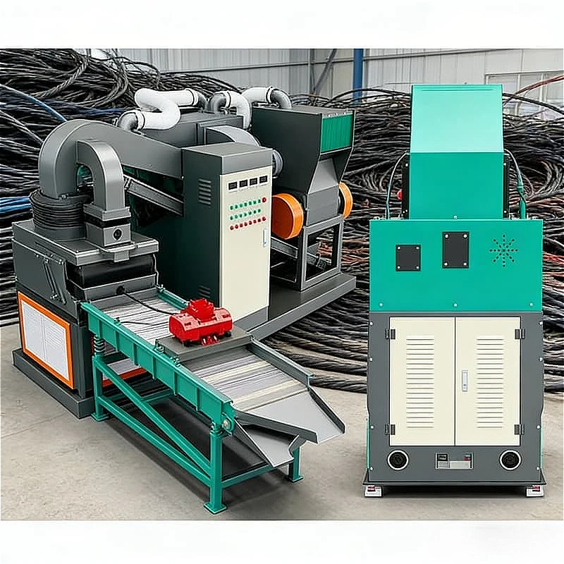 Wire Recycling Machine Copper Granulator Scrap Cable Shredder with Magnetic Separator Copper Aluminum Separation Plant Custom
Wire Recycling Machine Copper Granulator Scrap Cable Shredder with Magnetic Separator Copper Aluminum Separation Plant Custom