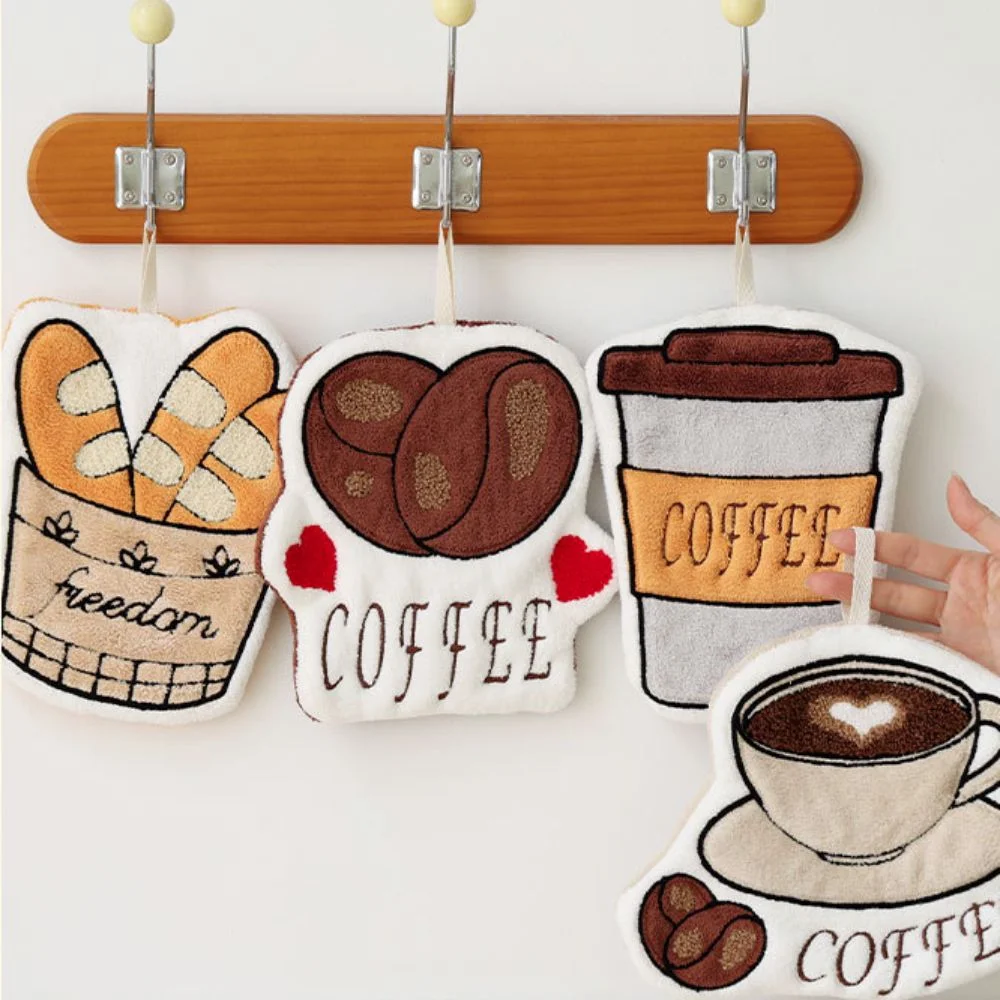 4Pcs/Set Cartoon Hand Towel Coffee Pattern Soft Bathroom Hanging Towel Absorbent Thickened Kitchen Hand Cloth Bathroom
4Pcs/Set Cartoon Hand Towel Coffee Pattern Soft Bathroom Hanging Towel Absorbent Thickened Kitchen Hand Cloth Bathroom