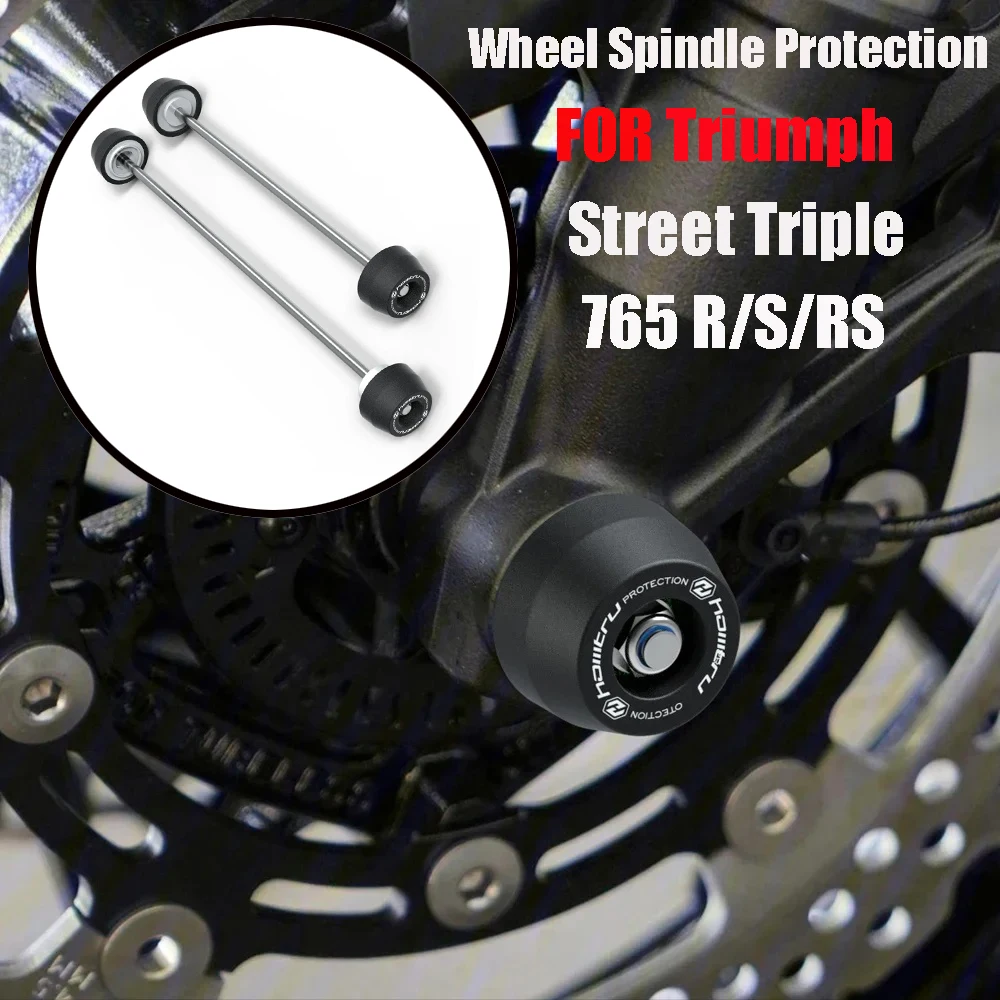 For Triumph Street Triple 765 R S RS / 675 R RX / Street Triple 660S / 2007-2023 Front Rear wheel Spindle Crash Protection
For Triumph Street Triple 765 R S RS / 675 R RX / Street Triple 660S / 2007-2023 Front Rear wheel Spindle Crash Protection