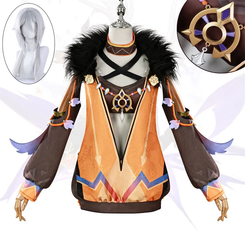 Genshin Impact Iansan Косплей Костюм Аниме Парик Взрослый Карнавальная Униформа Костюмы Для Хэллоуина Маскарад Женская Игра
Genshin Impact Iansan Косплей Костюм Аниме Парик Взрослый Карнавальная Униформа Костюмы Для Хэллоуина Маскарад Женская Игра