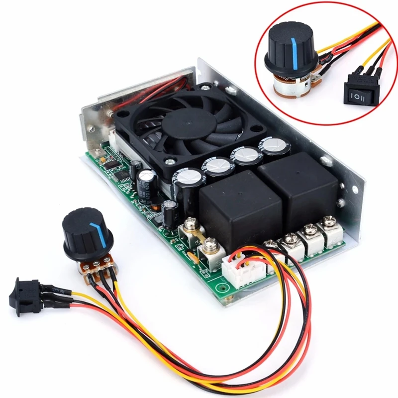 DC 10-50V Speed Controller 100A 3000W Programmable Reversible PWM Control Motor Speed Controller
DC 10-50V Speed Controller 100A 3000W Programmable Reversible PWM Control Motor Speed Controller