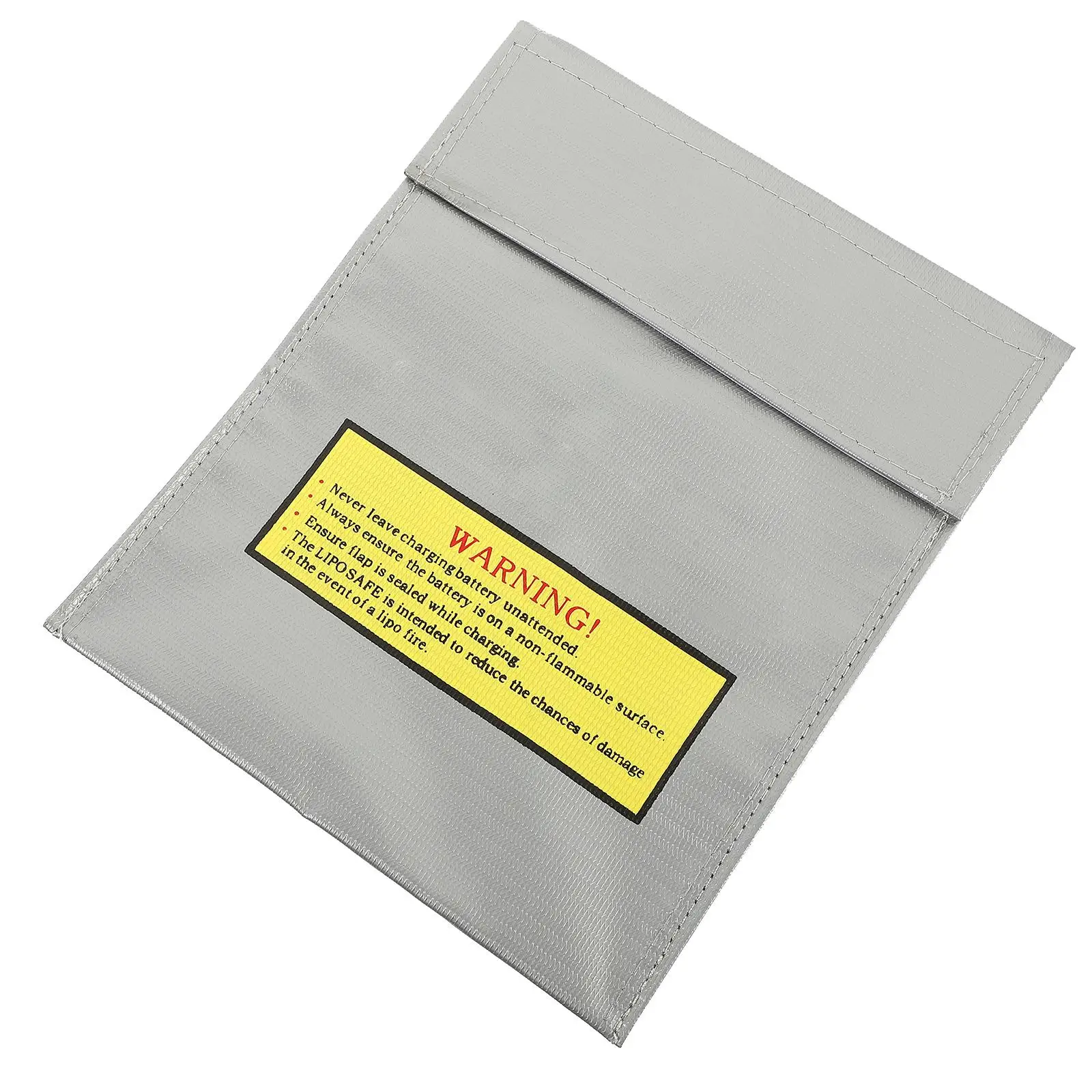 18x23cm Lipo Bag Silver Fireproof Lipo Fireproof Bag Storage Pouch Safe Charging Container Workshop Camera Stabilizer
18x23cm Lipo Bag Silver Fireproof Lipo Fireproof Bag Storage Pouch Safe Charging Container Workshop Camera Stabilizer