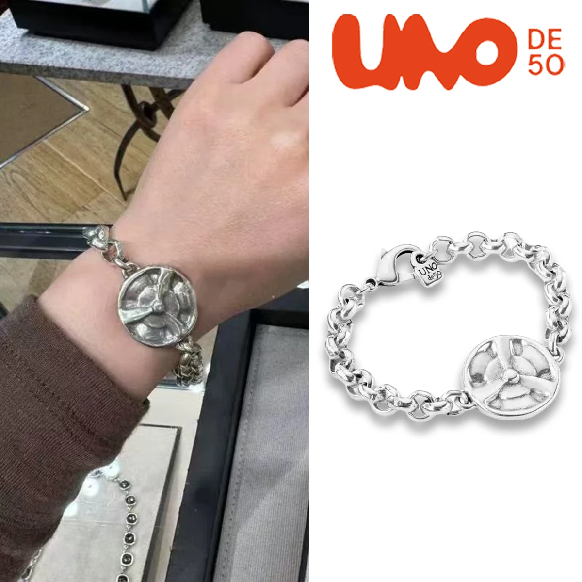 UNODE50 Bracelet Spanish niche fashion brand handmade light luxury temperament fashionable charm charming
UNODE50 Bracelet Spanish niche fashion brand handmade light luxury temperament fashionable charm charming
