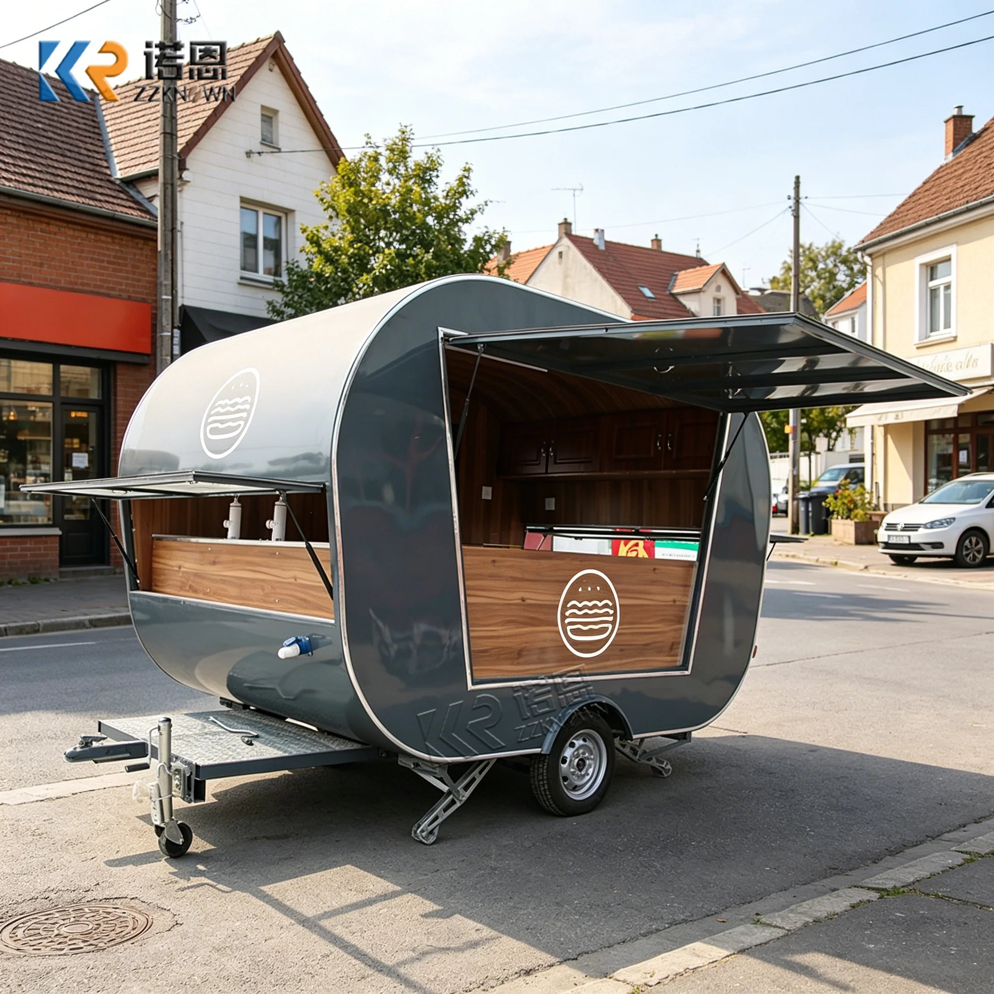 3m Stainless Steel Kitchen Mobile Food Trailer Commercial Food Cart for Burgers Waffles & Desserts
3m Stainless Steel Kitchen Mobile Food Trailer Commercial Food Cart for Burgers Waffles & Desserts