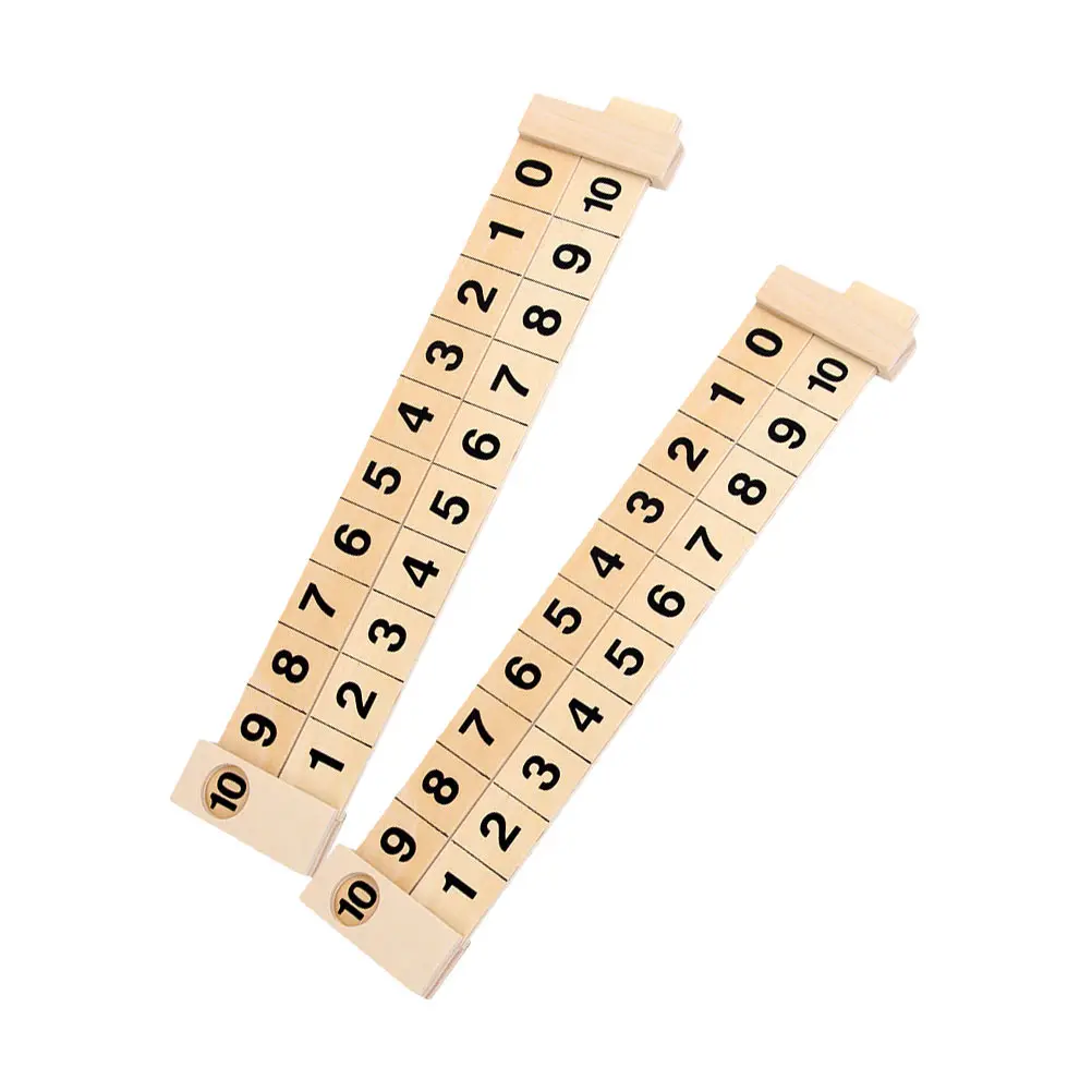 2 Pcs Arithmetic Caliper Wooden Math Rulers Kids Toys Counting Number Learning Children Math Cognition Smooth Design
2 Pcs Arithmetic Caliper Wooden Math Rulers Kids Toys Counting Number Learning Children Math Cognition Smooth Design