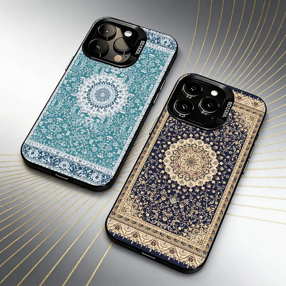 P-Persian Carpet Art Patterns Phone Case For iPhone 16 17 15 14 12 13 Pro Max Black Candy Matte Shockproof Cover
P-Persian Carpet Art Patterns Phone Case For iPhone 16 17 15 14 12 13 Pro Max Black Candy Matte Shockproof Cover