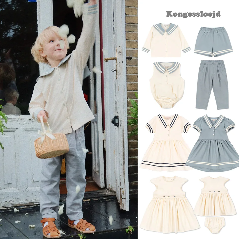 2025 New KS Children Clothes Set Boys Navy Style Shirt Shorts Girls Preppy Dress Baby Kids Cute Romper Boy Causal Tops Pants
2025 New KS Children Clothes Set Boys Navy Style Shirt Shorts Girls Preppy Dress Baby Kids Cute Romper Boy Causal Tops Pants