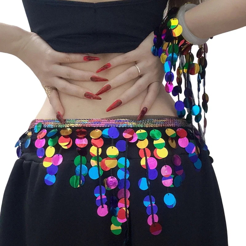 Belly Dancing Waist Chain Sequins Tassels Hip Hop Waist Towel Shiny Fashion Waist Accessories for Women Party Performance
Belly Dancing Waist Chain Sequins Tassels Hip Hop Waist Towel Shiny Fashion Waist Accessories for Women Party Performance