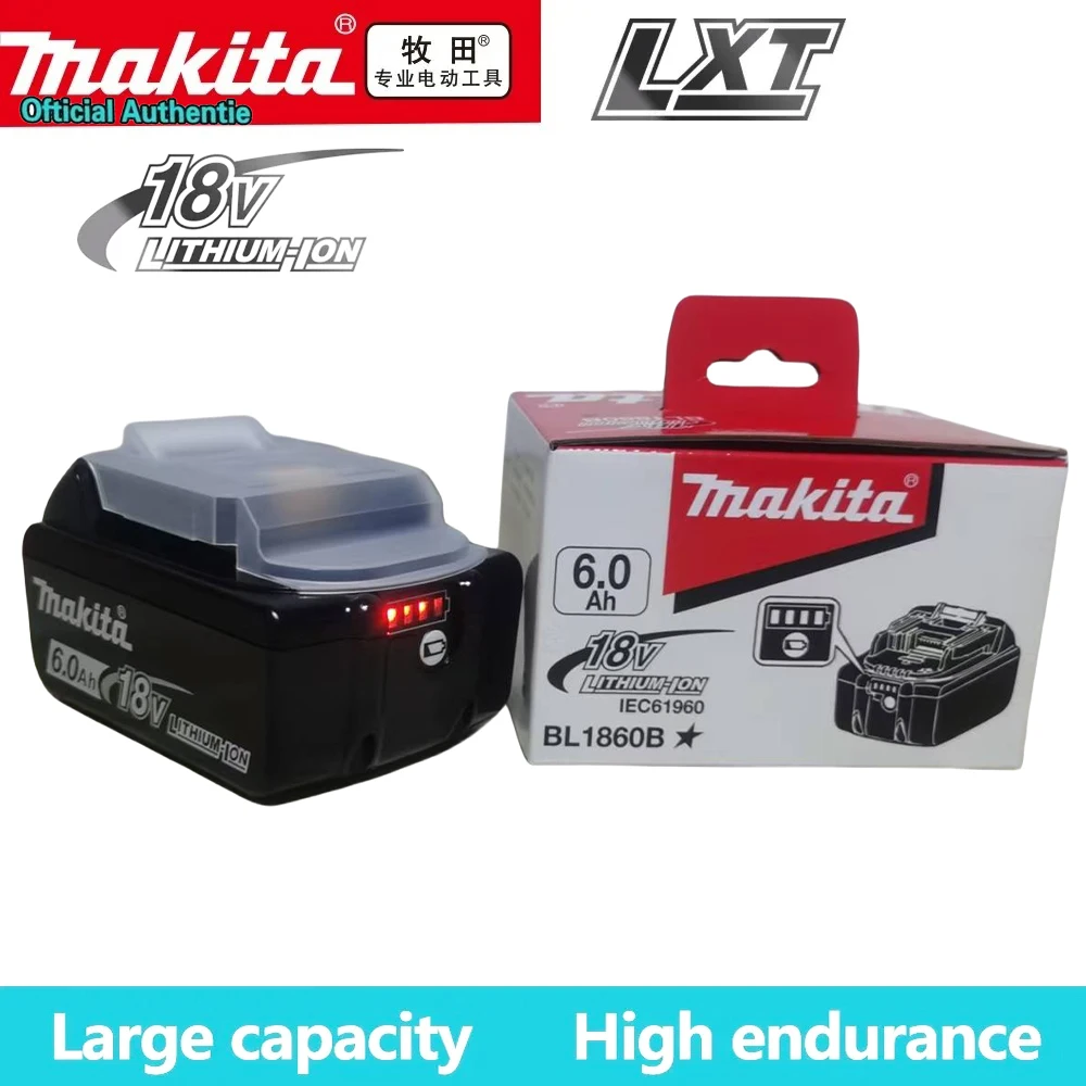 Original Makita 18V 5/6/Ah rechargeable battery, Makita BL1830 BL1840 BL1850 18650 electric tool battery, charger, fast charging
Original Makita 18V 5/6/Ah rechargeable battery, Makita BL1830 BL1840 BL1850 18650 electric tool battery, charger, fast charging