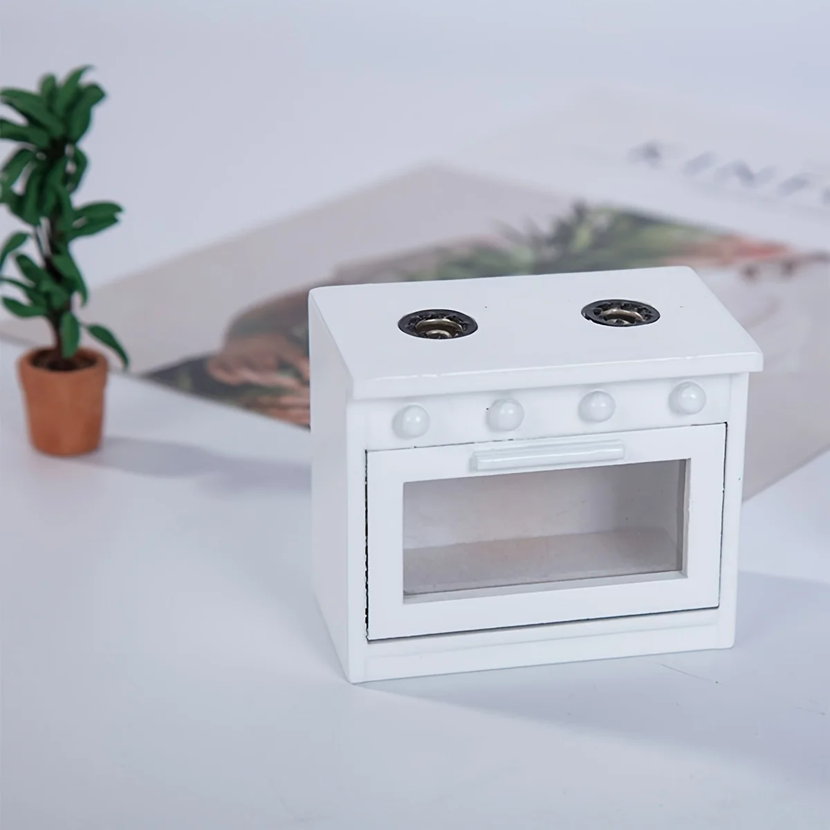 Micro Mini Kitchen Gas Stove, Dollhouse Matching Scene Model, Creative Craft Desktop Decoration Ornament... Q2063-8
Micro Mini Kitchen Gas Stove, Dollhouse Matching Scene Model, Creative Craft Desktop Decoration Ornament... Q2063-8