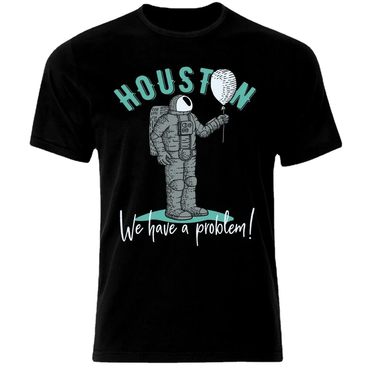 Fun Space Astronaut T-shirt Printing Summer Cotton O-neck Short Sleeves
Fun Space Astronaut T-shirt Printing Summer Cotton O-neck Short Sleeves
