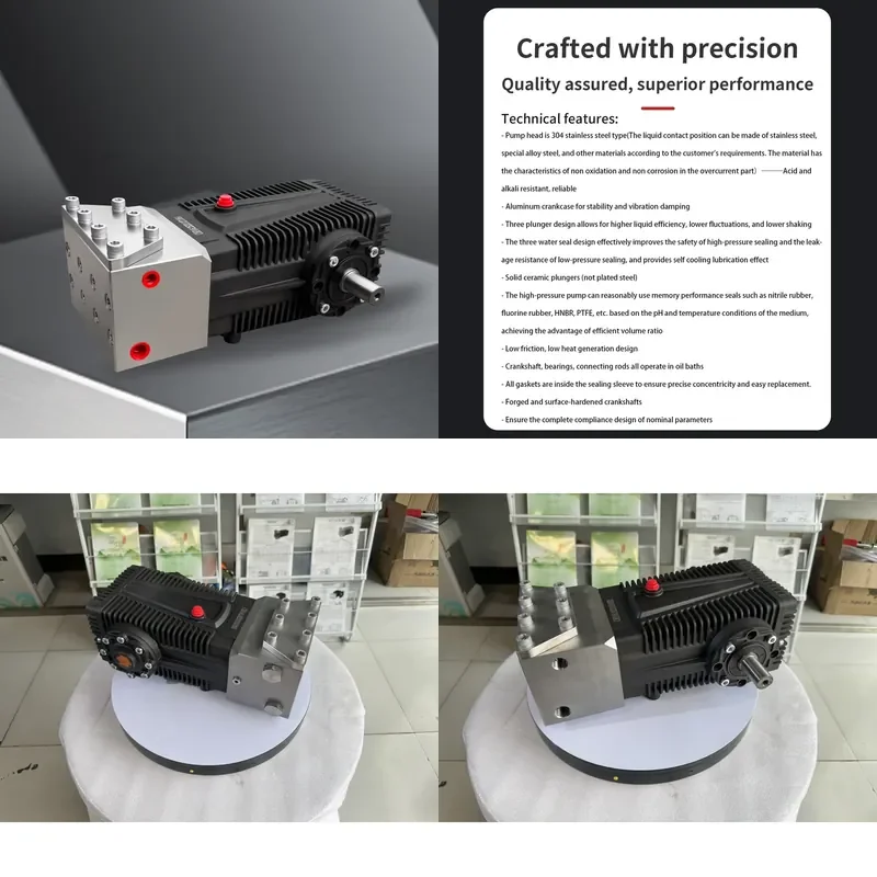 4.3-21Lpm 0-700bar CHC16 Series High Pressure Desalination Sewer Jetting Pump Triplex Plunger Washer Pump Clean
4.3-21Lpm 0-700bar CHC16 Series High Pressure Desalination Sewer Jetting Pump Triplex Plunger Washer Pump Clean