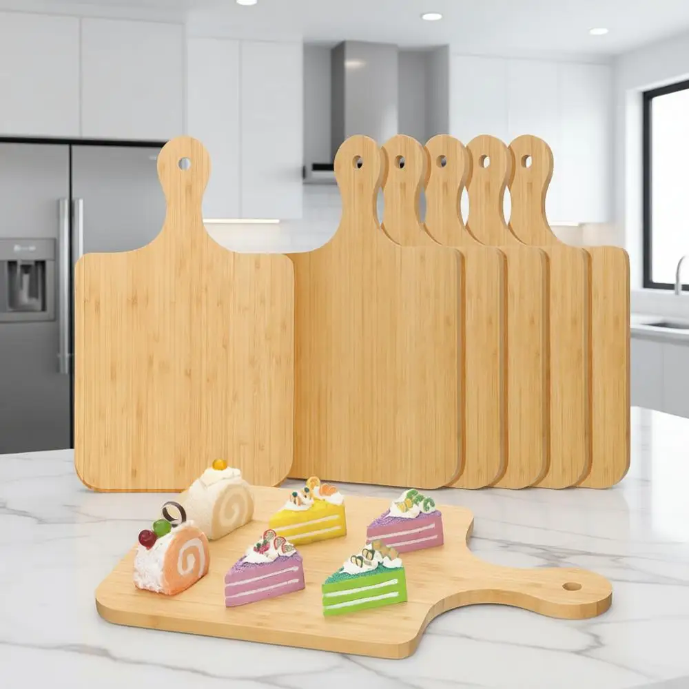 Набор из 6 бамбуковых разделочных досок с ручкой, 16x10 дюймов, идеально подходит для кухни, гравировки, сервировки и проектов «сделай сам»
Набор из 6 бамбуковых разделочных досок с ручкой, 16x10 дюймов, идеально подходит для кухни, гравировки, сервировки и проектов «сделай сам»