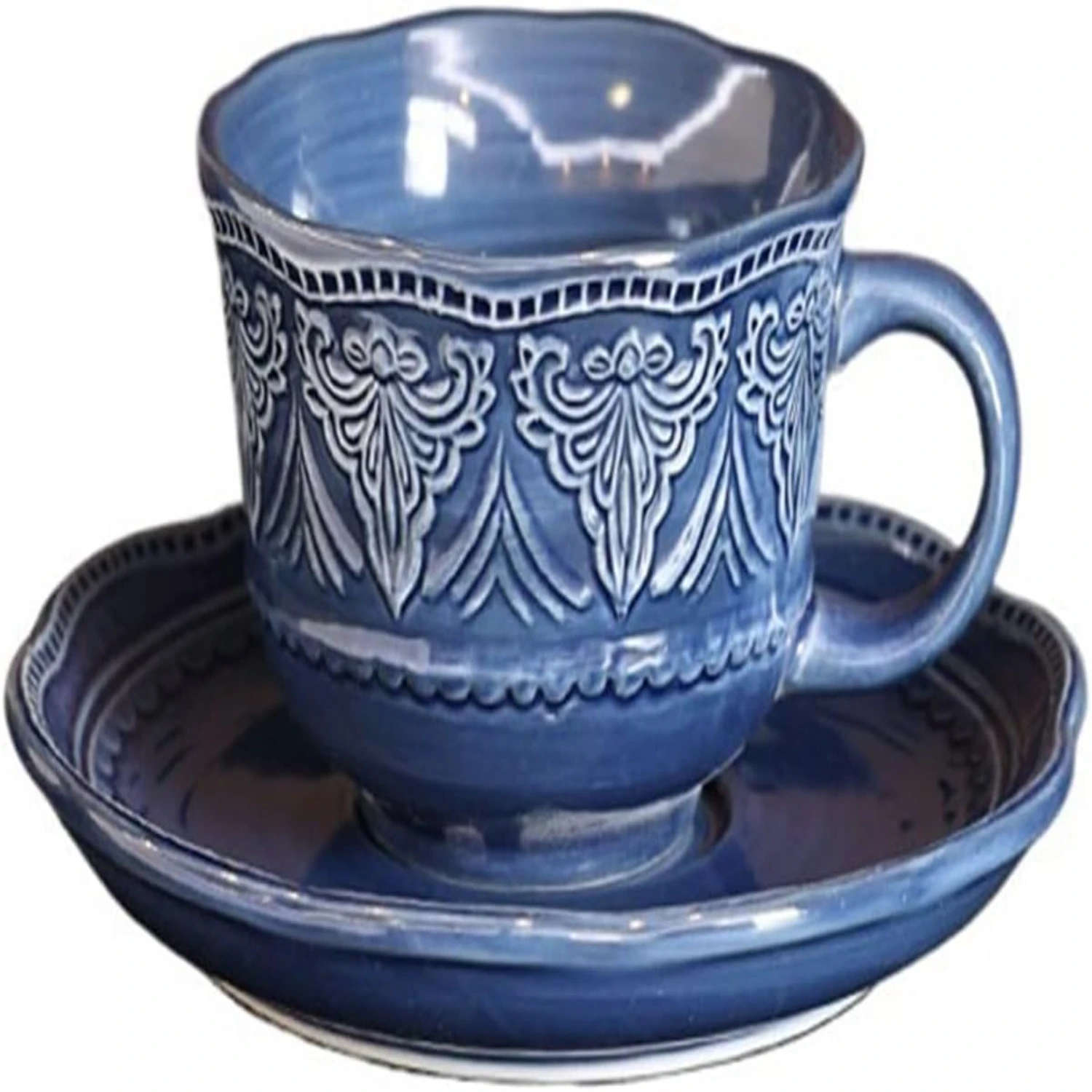 Elegant Vintage Embossed Hand-painted Tea Cups and Saucers - Exquisite Set for Luxurious Coffee Moment and Commercial Afternoon
Elegant Vintage Embossed Hand-painted Tea Cups and Saucers - Exquisite Set for Luxurious Coffee Moment and Commercial Afternoon