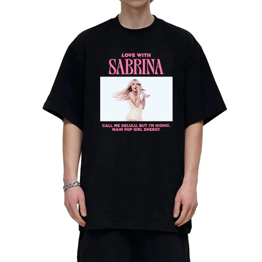 New Love with Sabrina Carpenter Cute Kawaii Graphic T shirt Men Women Fashion Y2k short sleeve T-shirts Unisex 100% Cotton Tops
New Love with Sabrina Carpenter Cute Kawaii Graphic T shirt Men Women Fashion Y2k short sleeve T-shirts Unisex 100% Cotton Tops