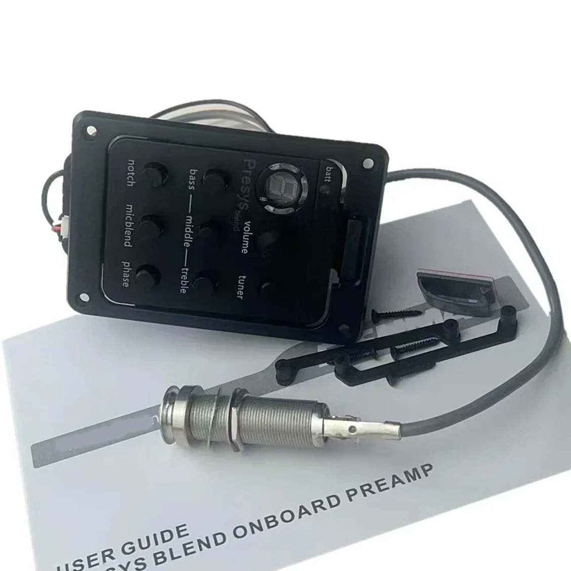 4 Band Equalizer 301 Dual Mode Preamplifier with Microphone Guitar EQ Tuner Top Quality Pickup Beat Board for Audio Equipment
4 Band Equalizer 301 Dual Mode Preamplifier with Microphone Guitar EQ Tuner Top Quality Pickup Beat Board for Audio Equipment