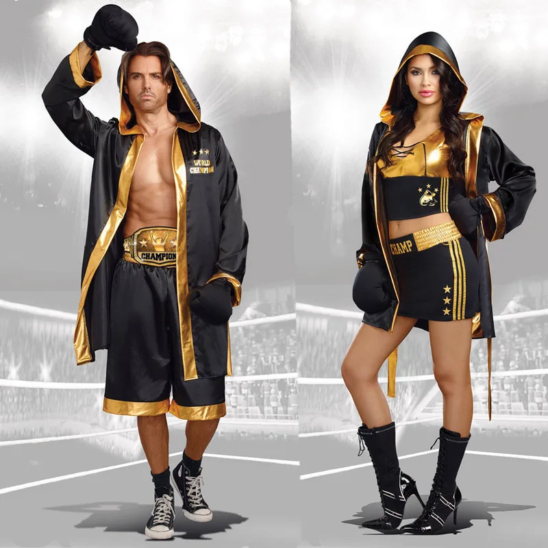 Halloween Costume For Men And Women Boxing Champion Fighter Cosplay Performance Clothing
Halloween Costume For Men And Women Boxing Champion Fighter Cosplay Performance Clothing