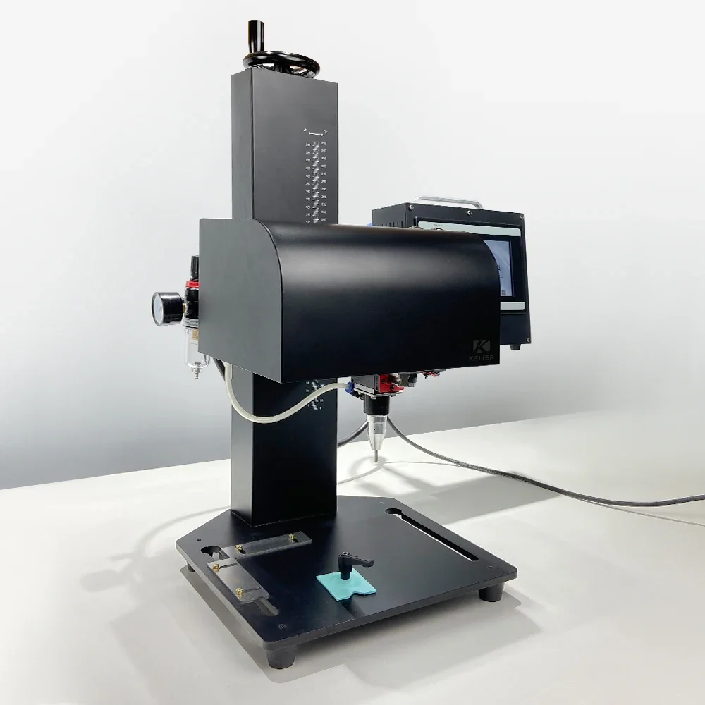 Kelier Mini LCD Controlled Pneumatic Dot Peen Metal Engraving Machinery Tags Marking Machine Engraver For Metal Nameplate Logo
Kelier Mini LCD Controlled Pneumatic Dot Peen Metal Engraving Machinery Tags Marking Machine Engraver For Metal Nameplate Logo