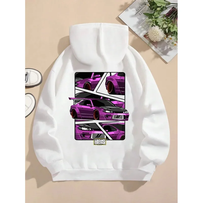 Women's New Fashion Hoodie Casual Daily Drawstring Hooded Sweatshirt Car Print Front Kangaroo Pocket Women's Loose Hoodies
Women's New Fashion Hoodie Casual Daily Drawstring Hooded Sweatshirt Car Print Front Kangaroo Pocket Women's Loose Hoodies