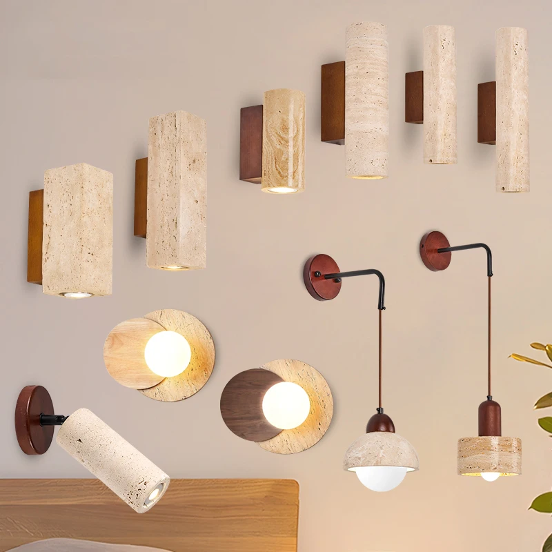 Настенный светильник ваби-саби, желтый травертин, окружающее освещение для прикроватной тумбочки/спальни, прихожей/чайной комнаты, ретро-декор отеля
Настенный светильник ваби-саби, желтый травертин, окружающее освещение для прикроватной тумбочки/спальни, прихожей/чайной комнаты, ретро-декор отеля 