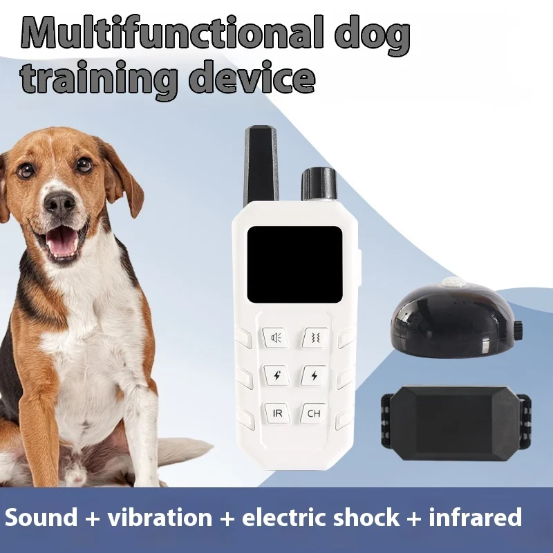 Dog Training Collar-Dual-Core Chip with Behavior Correction, 2.4G Remote & Voice Command, IP68 Waterproof for Obedience Training
Dog Training Collar-Dual-Core Chip with Behavior Correction, 2.4G Remote & Voice Command, IP68 Waterproof for Obedience Training