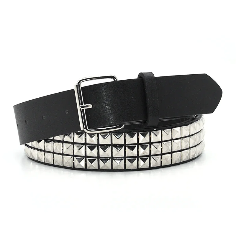 2024High Quality Rivet Belt Men&Women's Studded Fashion Versatile Belts Punk Rock with Pin Buckle Drop Decoration Black Hot Sale
2024High Quality Rivet Belt Men&Women's Studded Fashion Versatile Belts Punk Rock with Pin Buckle Drop Decoration Black Hot Sale