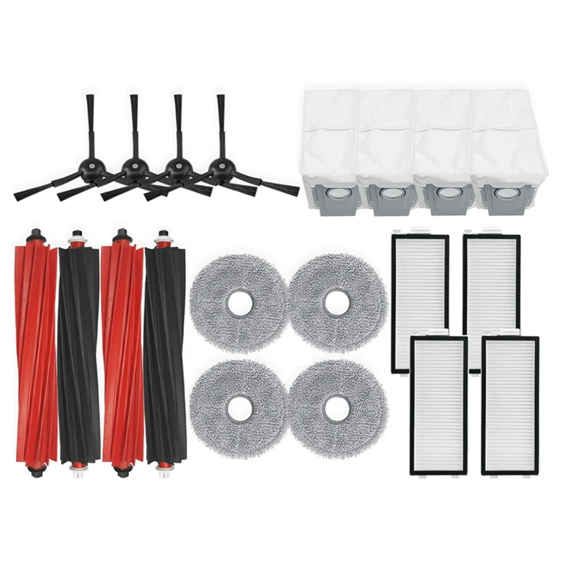 For Roborock Qrevo Master, V20, P10S Pro Vacuum Parts Main Roller Side Brush Filter Mop Pad Cloth Dust Bags Accessories
For Roborock Qrevo Master, V20, P10S Pro Vacuum Parts Main Roller Side Brush Filter Mop Pad Cloth Dust Bags Accessories