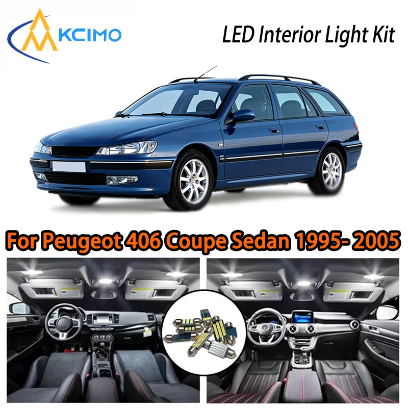 High Quality LED Interior Lights For Peugeot 406 Coupe Sedan Wagon SW Break 1995-2005, Super Bright , White Blue Two Colors
High Quality LED Interior Lights For Peugeot 406 Coupe Sedan Wagon SW Break 1995-2005, Super Bright , White Blue Two Colors