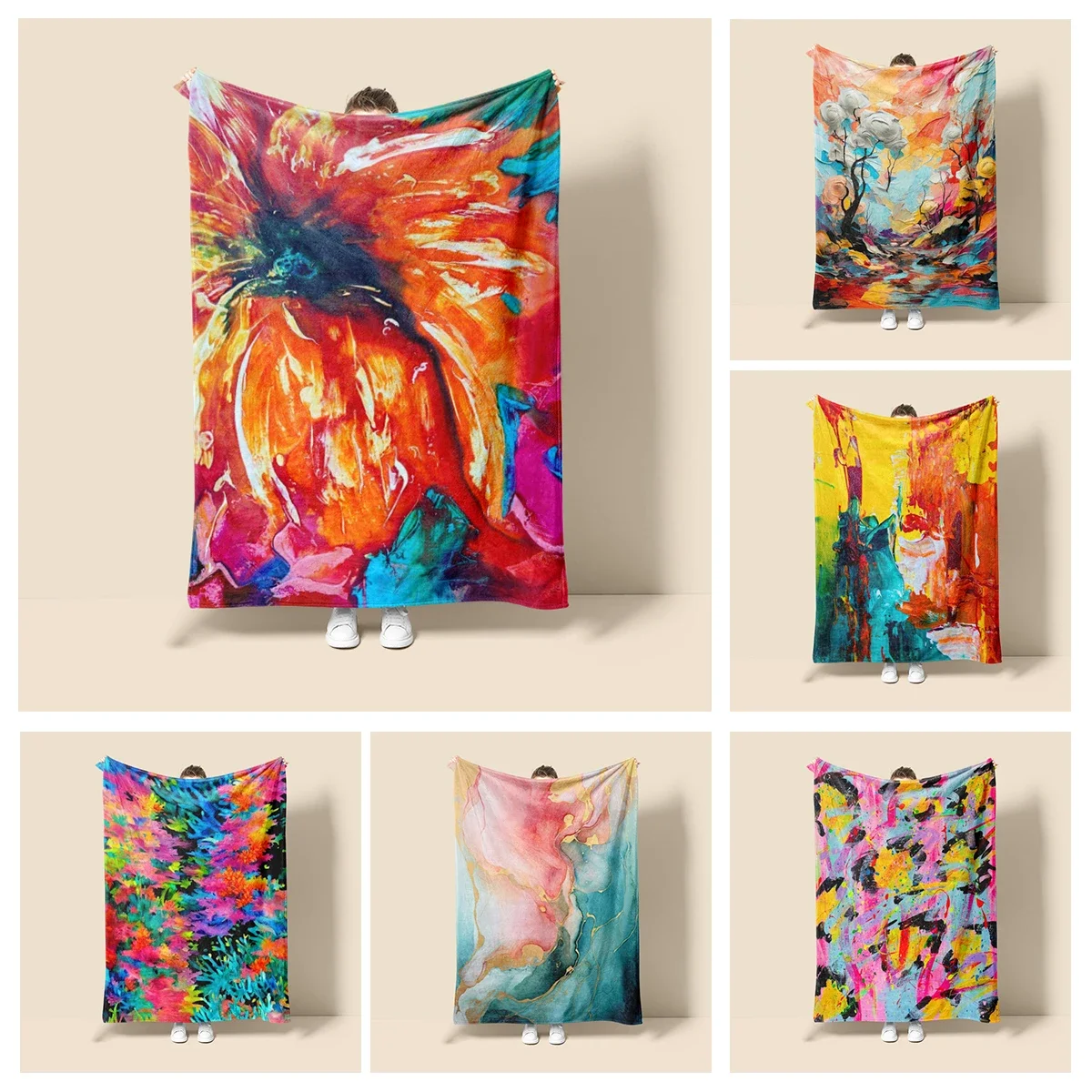 Abstract Home decoration plush Throw Sofa blanket Anime animals Bedspread on the bed fluffy soft blankets decor Plaid Modern
Abstract Home decoration plush Throw Sofa blanket Anime animals Bedspread on the bed fluffy soft blankets decor Plaid Modern