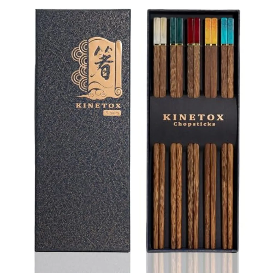 Chop Sticks Wooden 5 Pairs Chopsticks Gift Set Wood Luxury Chinese Sticks Reusable Premium Chipsticks for Sushi Rice Noodles As
Chop Sticks Wooden 5 Pairs Chopsticks Gift Set Wood Luxury Chinese Sticks Reusable Premium Chipsticks for Sushi Rice Noodles As